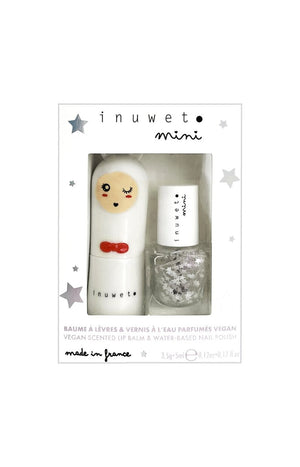 Baume à lèvres & vernis - Duo White - Enfant