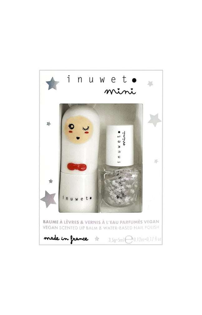 Baume à lèvres & vernis - Duo White - Enfant