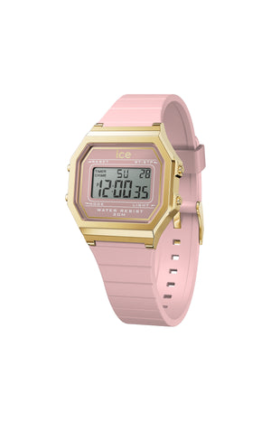 Montre digitale - ICE digit retro - Small Blush pink