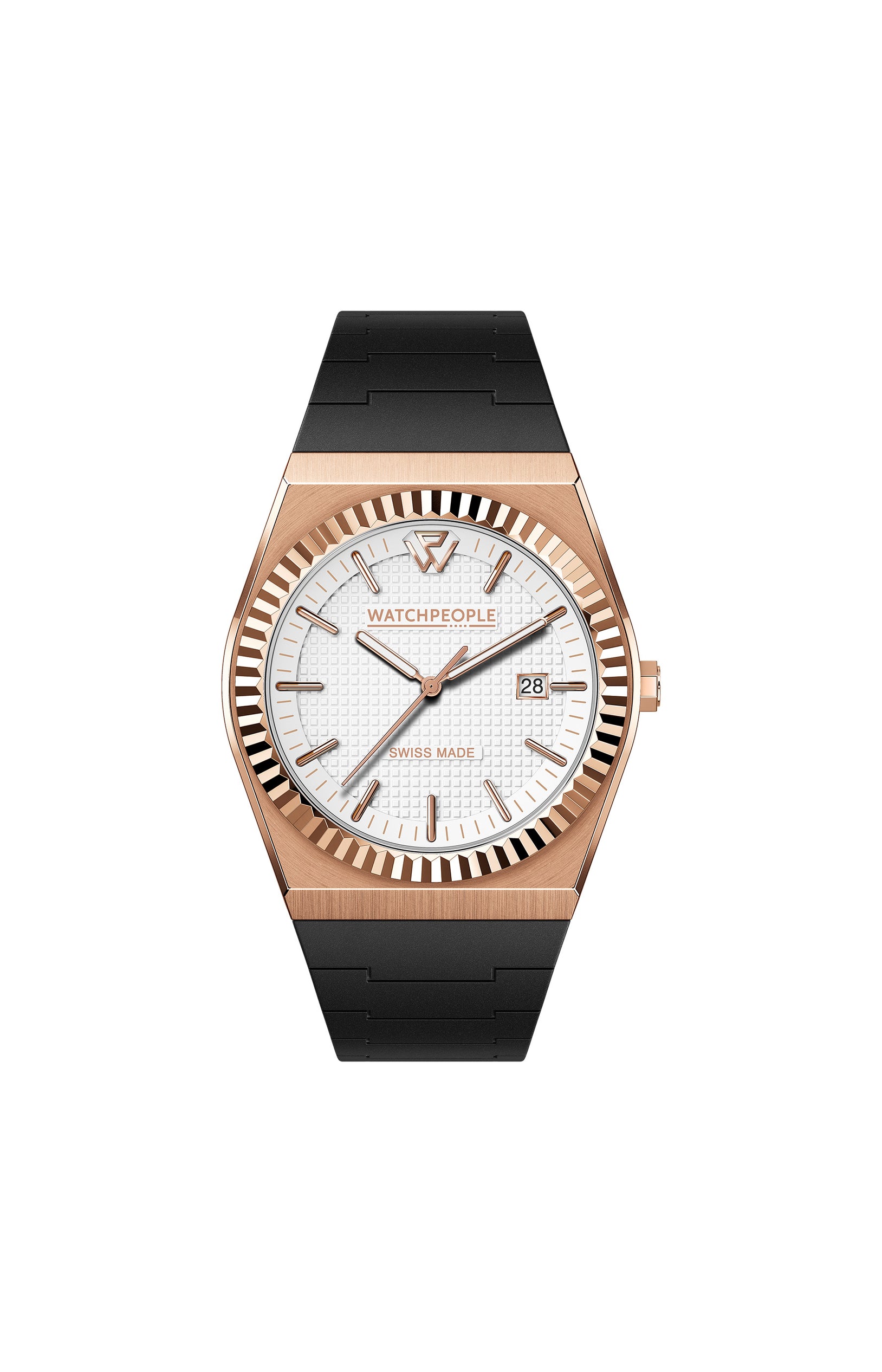 Montre à quartz - WP1 - Medium - Rose Gold Brushed White