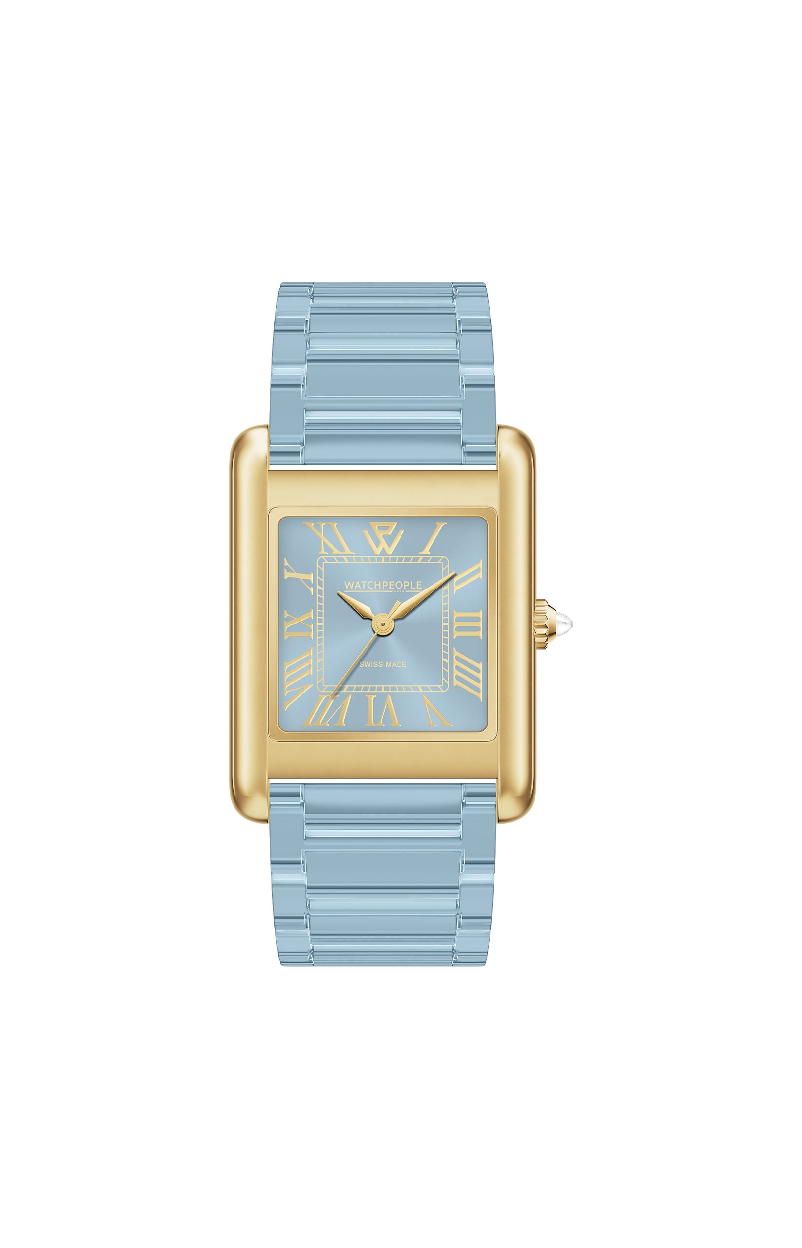 Montre à quartz - WP6 - Small - Soft Blue Gold