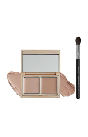 Duo de correcteurs & pinceau - Light To Medium & F64