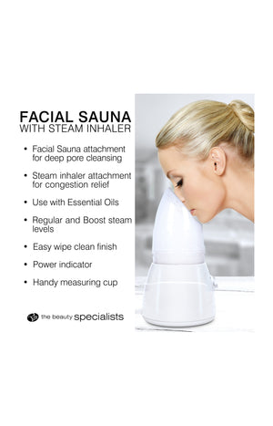 Sauna facial vapeur - Soin & inhalateur - Visage