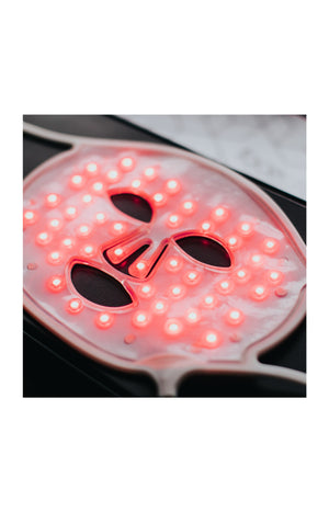Masque LED anti-âge - Lumière rouge et infrarouge - Visage