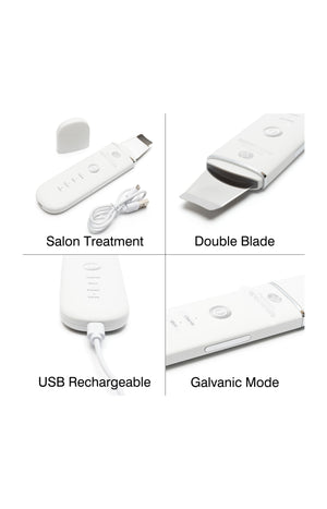 Spatule ultrasonique nettoyante - Exfoliation & soin - Visage