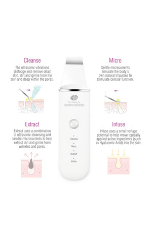Spatule ultrasonique nettoyante - Exfoliation & soin - Visage