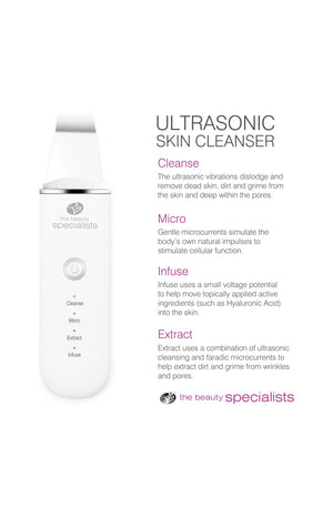 Spatule ultrasonique nettoyante - Exfoliation & soin - Visage