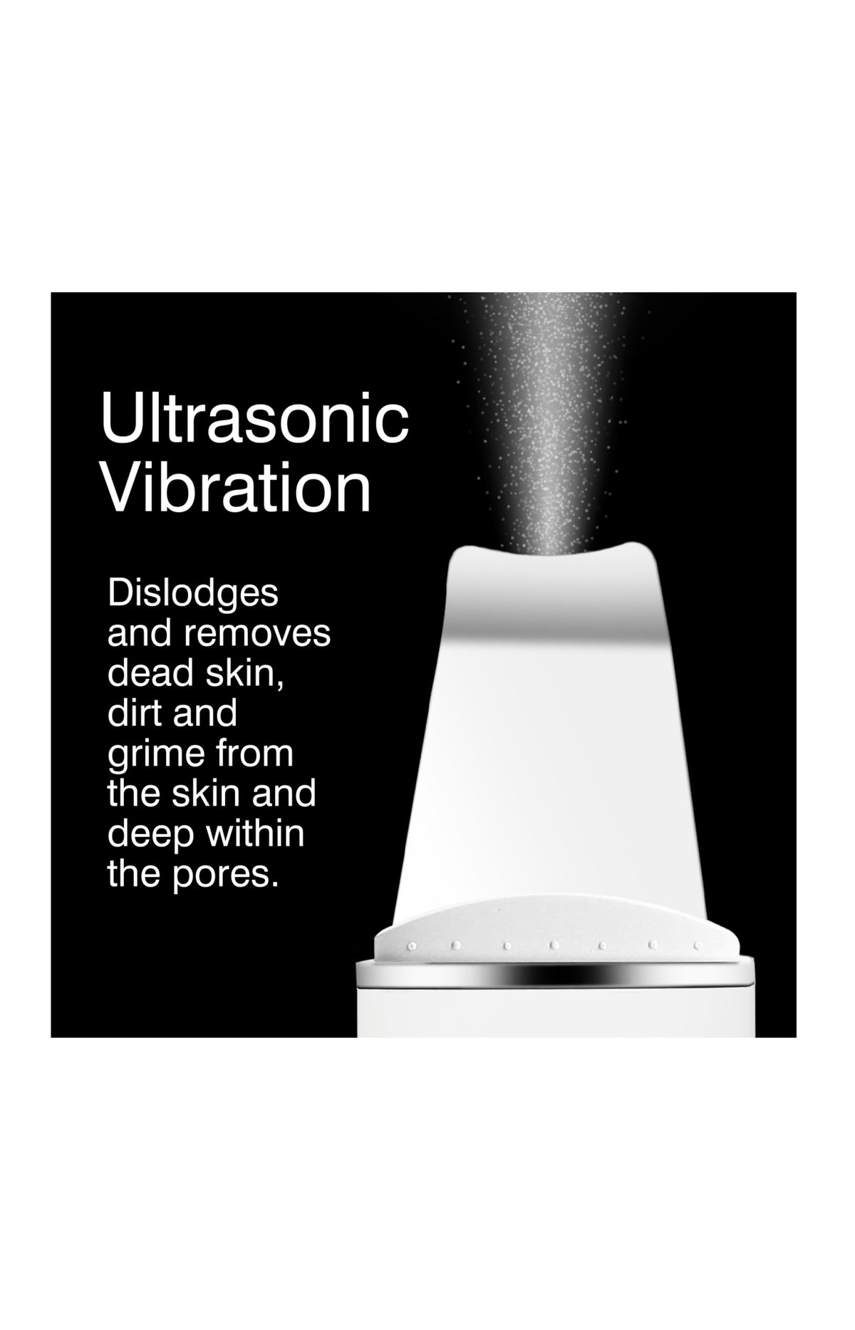 Spatule ultrasonique nettoyante - Exfoliation & soin - Visage