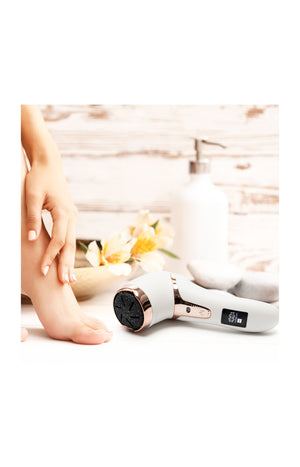 Râpe électrique pieds - Aspiration intégrée