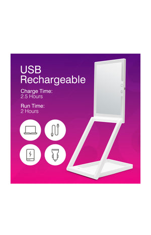 Miroir nomade LED - Grossissement 10x