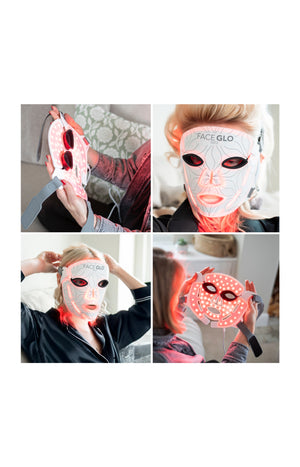 Masque LED anti-âge - Triple longueur d’onde - Visage