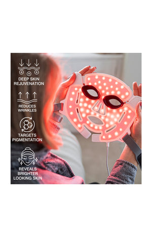 Masque LED anti-âge - Triple longueur d’onde - Visage