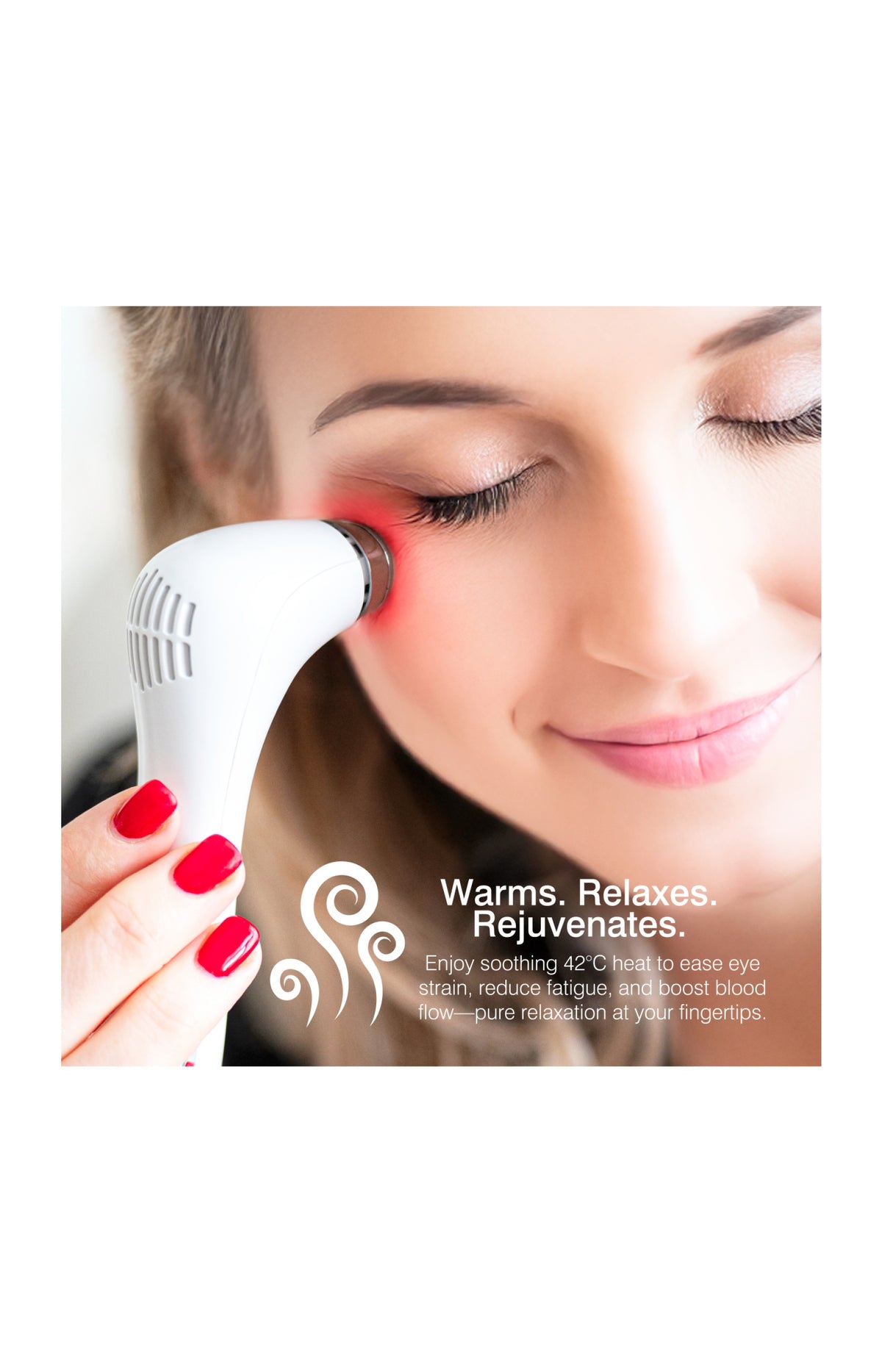 Masseur contour des yeux - Effet chaud, froid & vibration