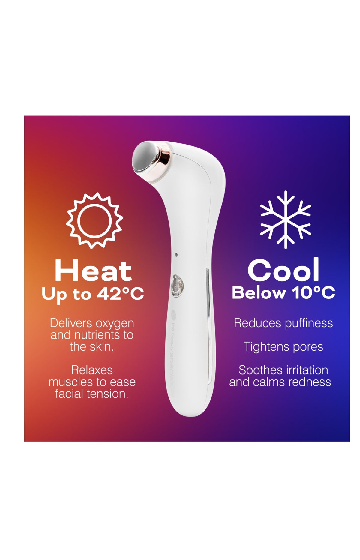 Masseur contour des yeux - Effet chaud, froid & vibration