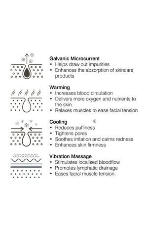 Masseur contour des yeux - Effet chaud, froid & vibration