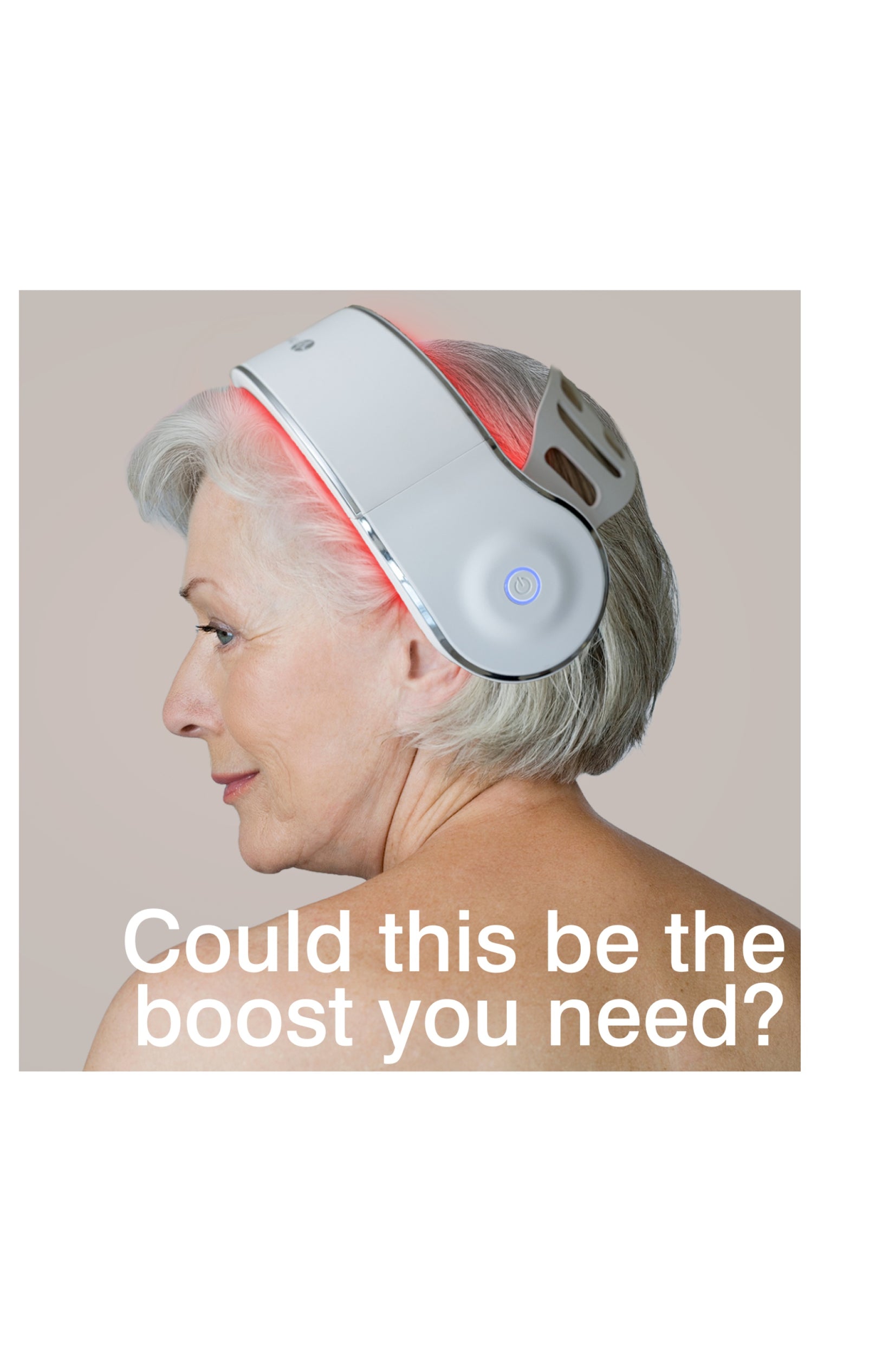 Bandeau laser anti-chute - Lumière rouge - Cheveux