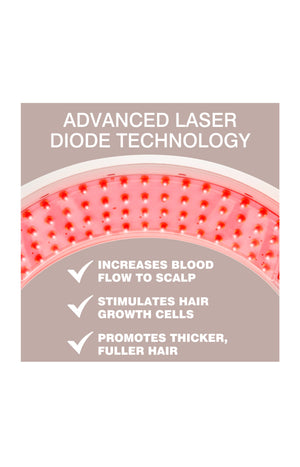 Bandeau laser anti-chute - Lumière rouge - Cheveux