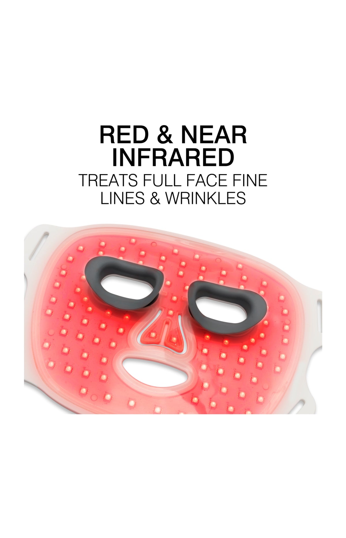 Masque LED multicolore - Lumière rouge, bleue et infrarouge - Visage