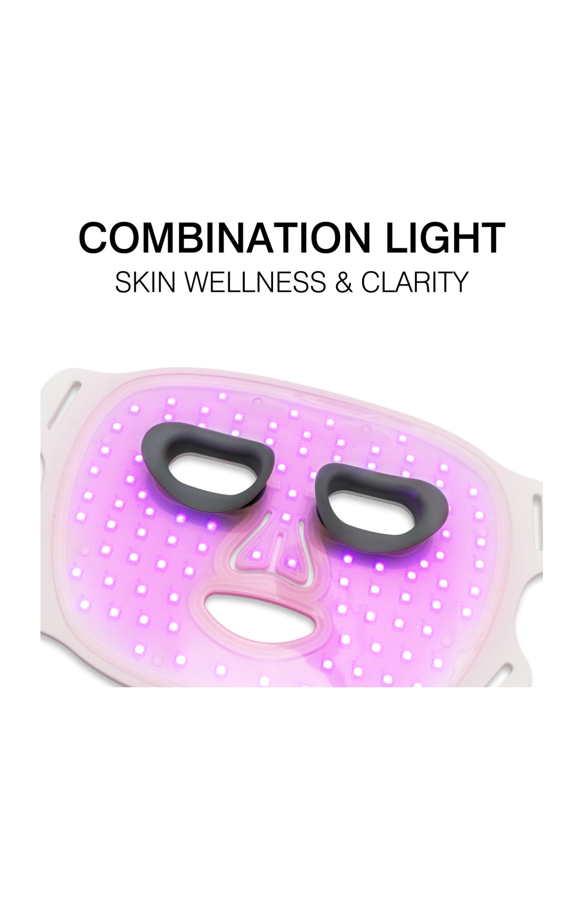 Masque LED multicolore - Lumière rouge, bleue et infrarouge - Visage