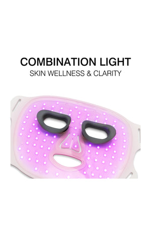 Masque LED multicolore - Lumière rouge, bleue et infrarouge - Visage