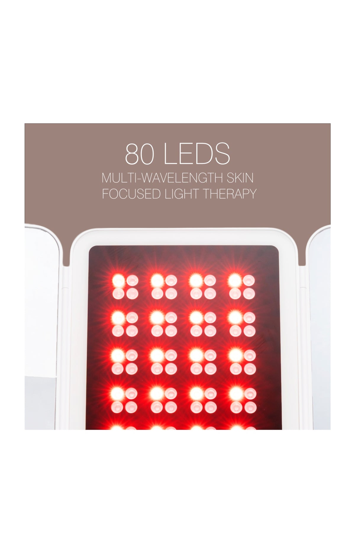 Miroir de beauté LED - Luminothérapie - Visage