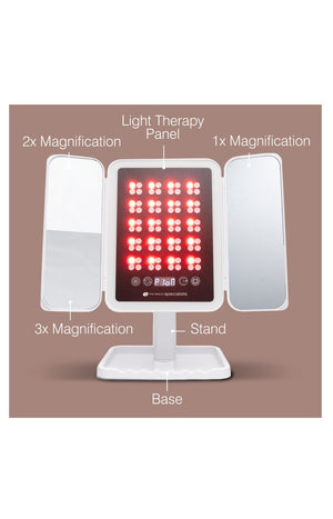 Miroir de beauté LED - Luminothérapie - Visage