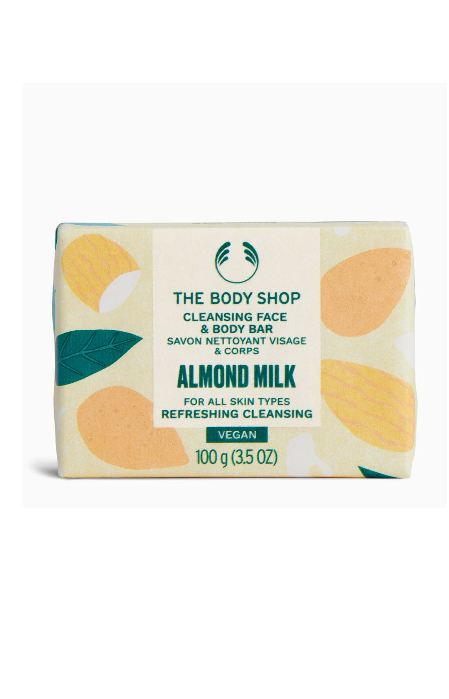 Savons nettoyants - Lait d'amande - Visage & corps - 2 x 100 g