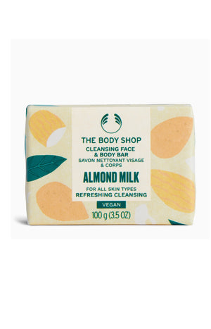 Savons nettoyants - Lait d'amande - Visage & corps - 2 x 100 g