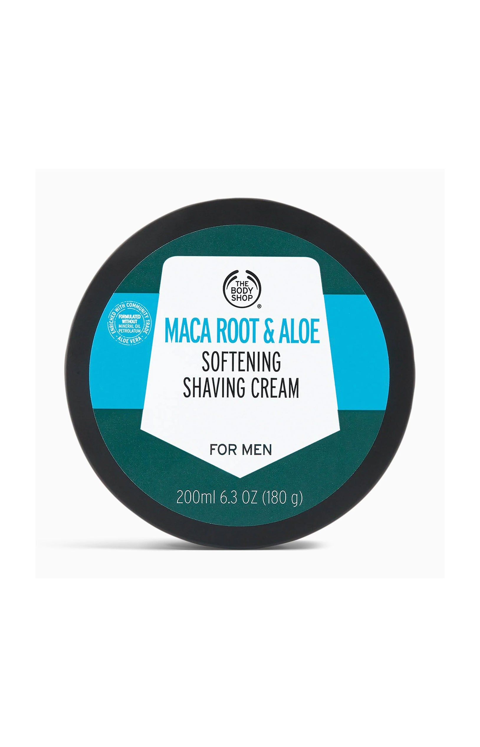 Crème de rasage adoucissante - Maca & aloe vera - Homme