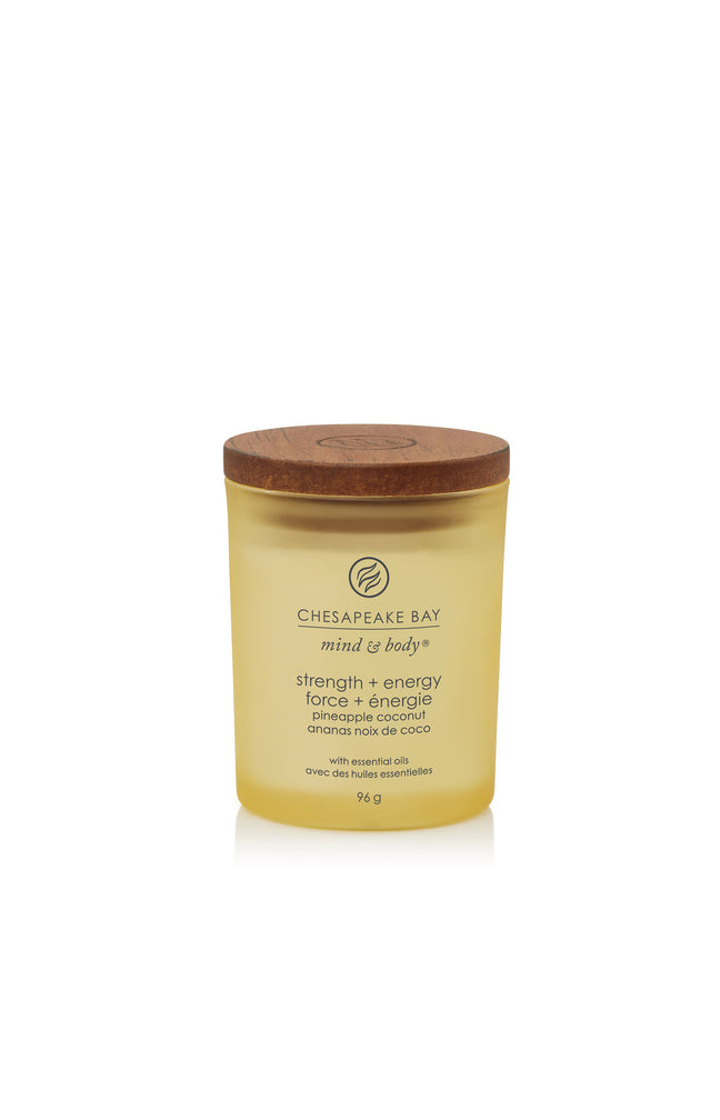 Bougie gobelet - Force & Énergie - Petit modèle - 96 g