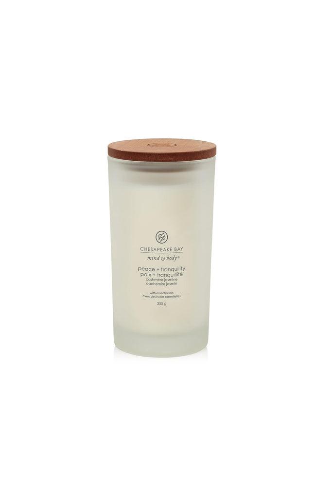 Bougie gobelet - Paix & Tranquillité - Grand modèle - 355 g