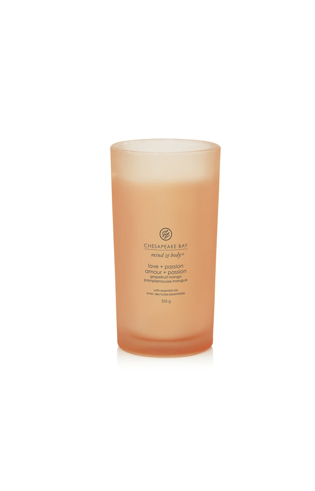 Bougie gobelet - Amour & Passion - Grand modèle - 355 g