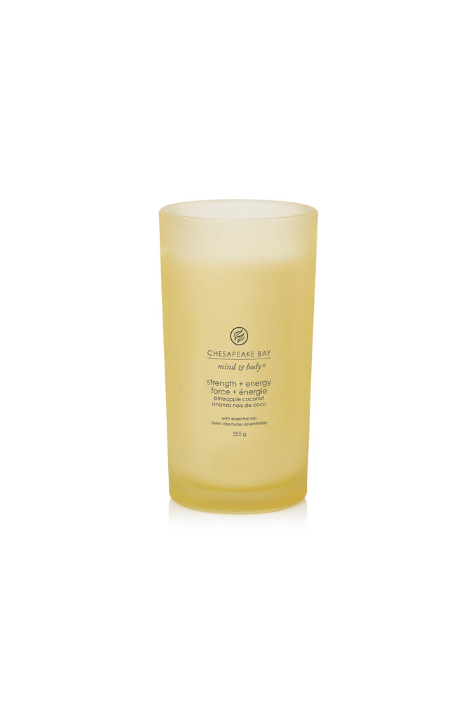Bougie gobelet - Force & Énergie - Grand modèle - 355 g