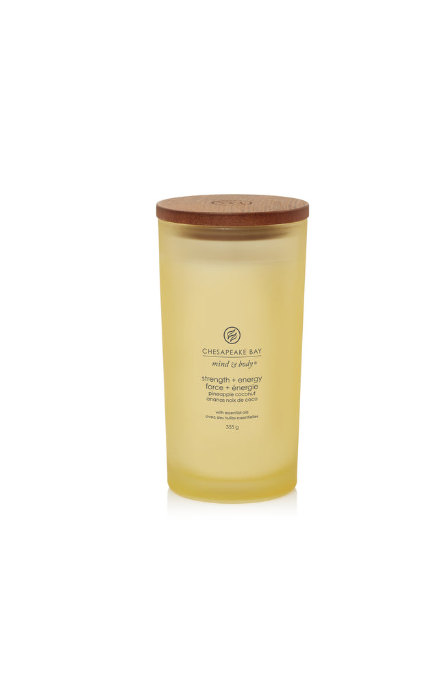 Bougie gobelet - Force & Énergie - Grand modèle - 355 g