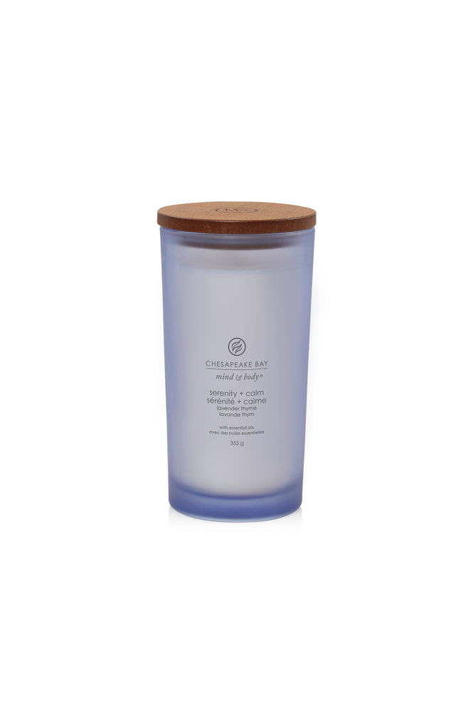 Bougie gobelet - Sérénité & Calme - Grand modèle - 355 g