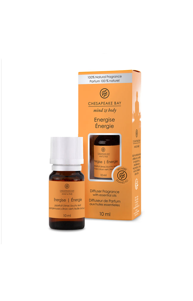 Diffuseur de parfum - Energie - Huiles essentielles - 10 ml