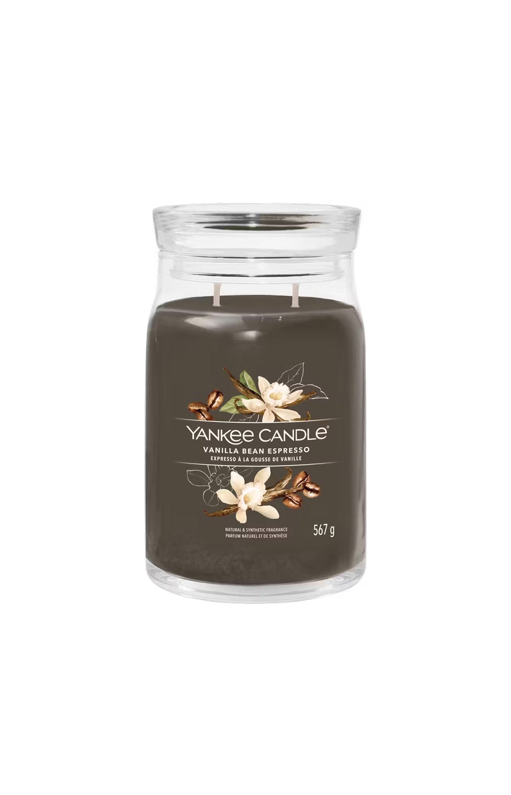 Bougie signature gobelet - Expresso à la Gousse de Vanille - Grand modèle - 567 g