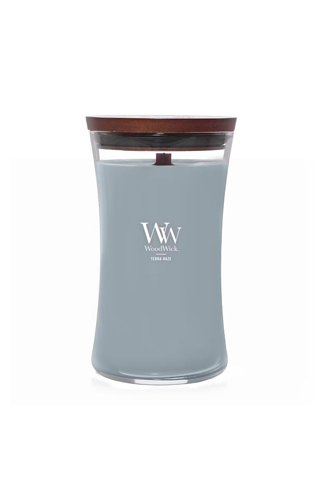Bougie sablier jarre - Brume de terre - Grand modèle - 609 g