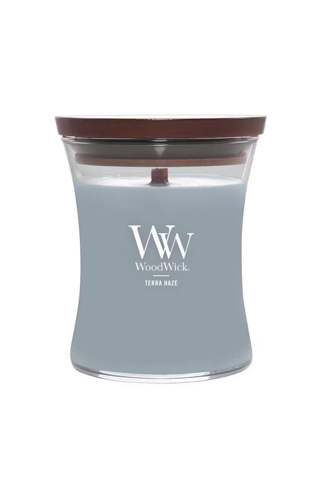 Bougie sablier jarre - Brume de terre - Modèle moyen - 275 g