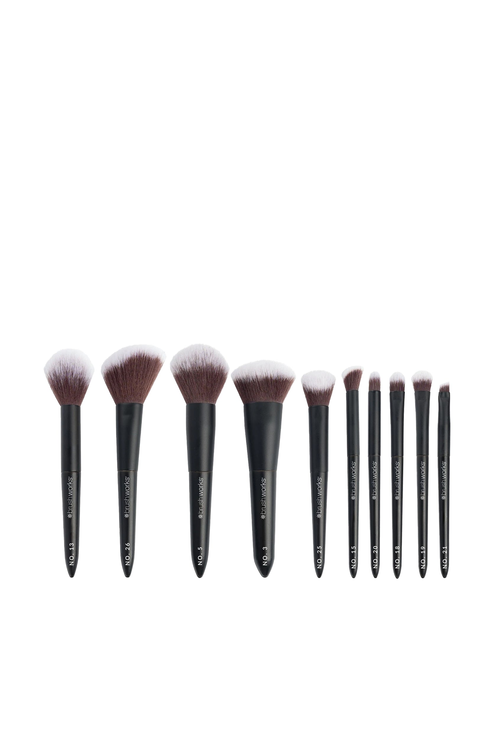 Set - 10 pinceaux - format mini voyage