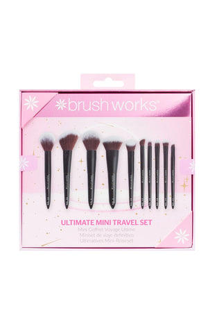 Set - 10 pinceaux - format mini voyage