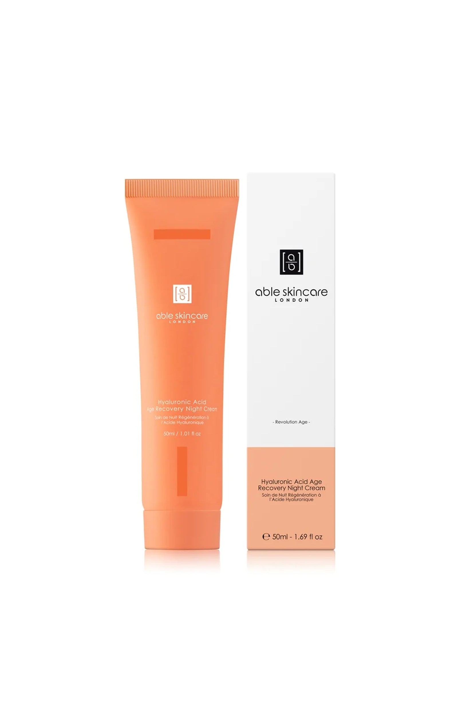 Soin régénération de nuit - Acide hyaluronique - Visage - 50 ml