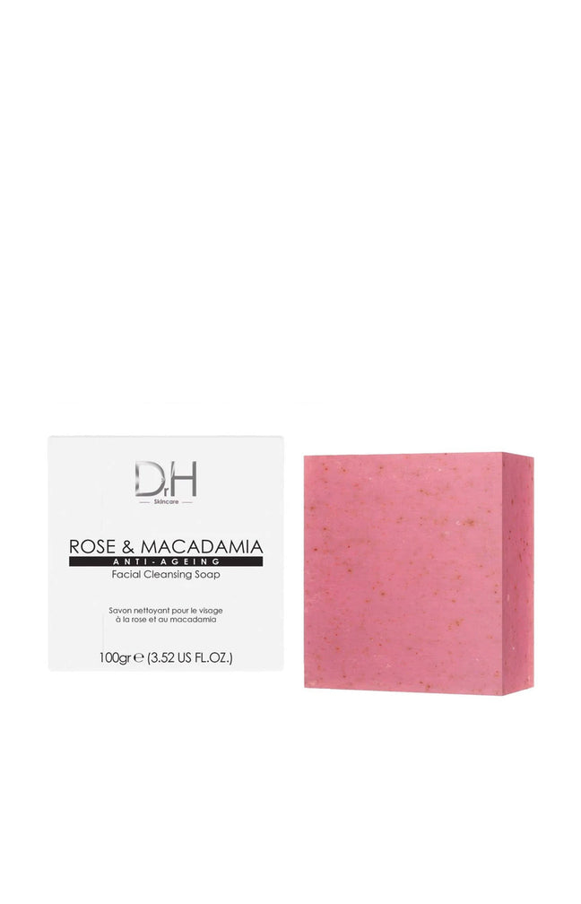 Savon nettoyant anti âge - Rose & macadamia - Visage - 100 gr