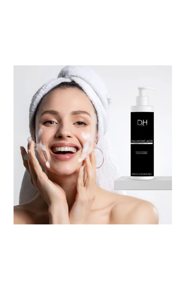 Nettoyant anti âge - Acide hyaluronique - Visage - 200 ml