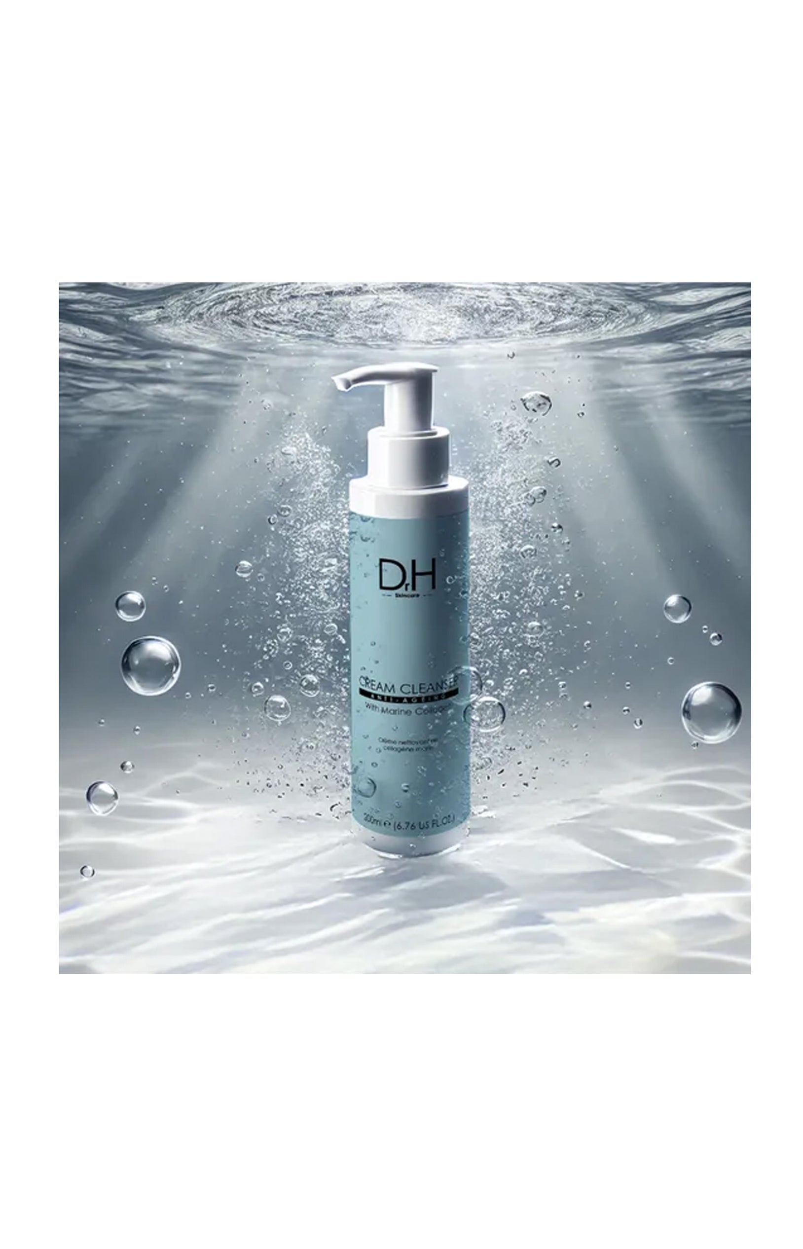 Crème nettoyante - Collagène marin - Visage - 200 ml