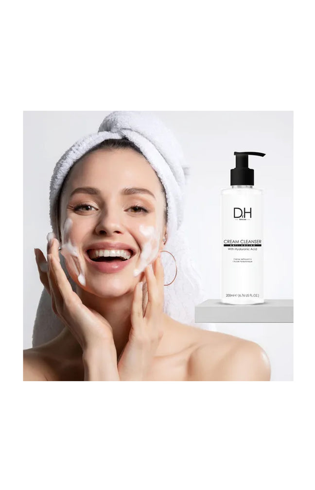 Crème nettoyante - Acide hyaluronique - Visage - 200 ml