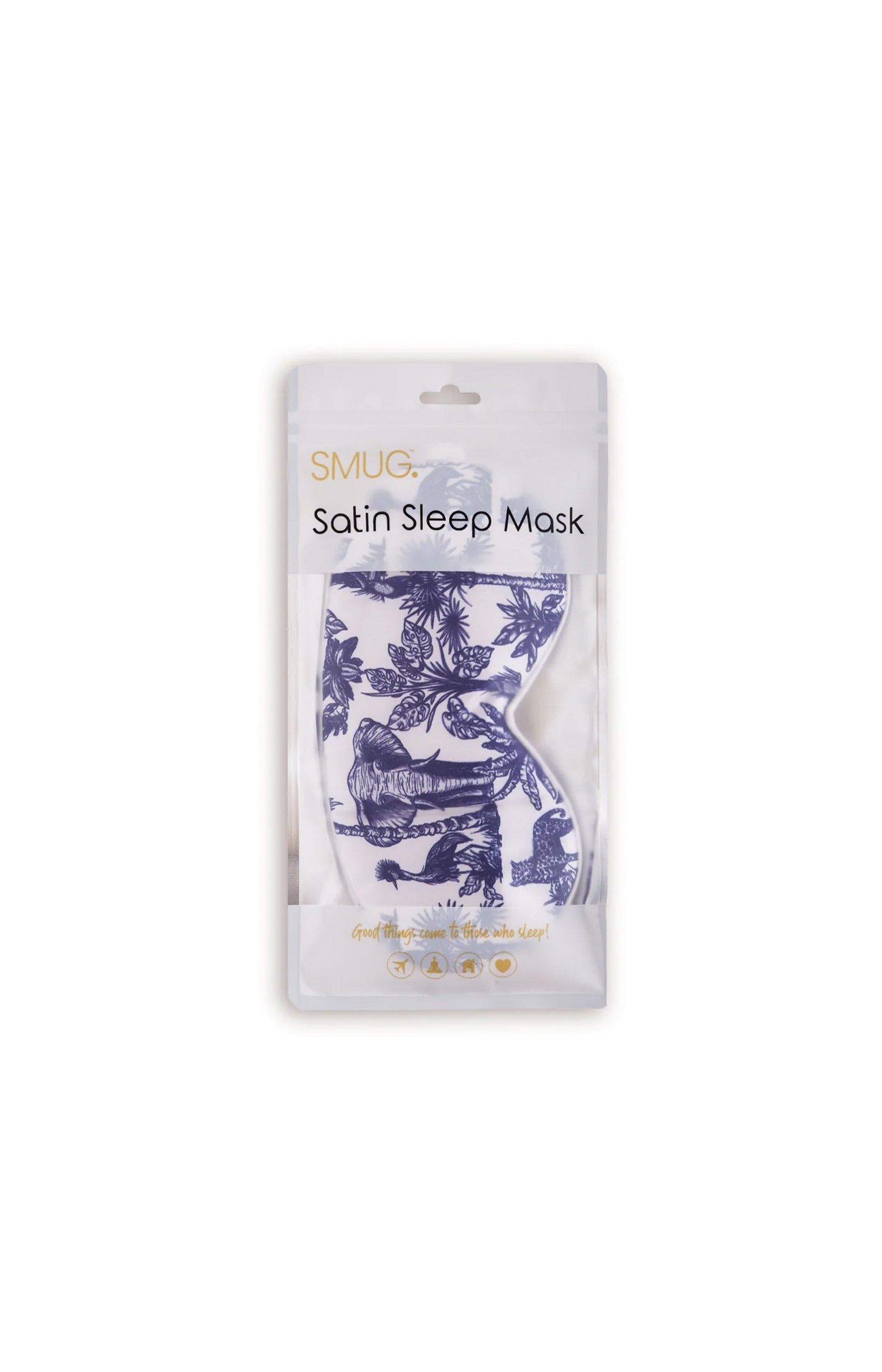 Masque de sommeil - Satin - Eléphant