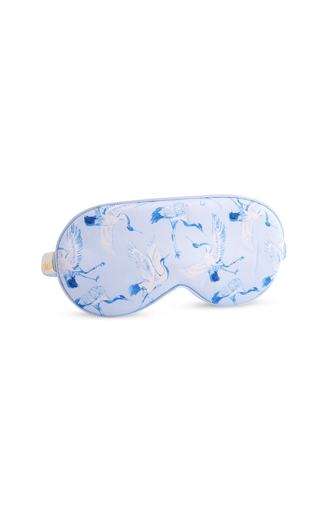 Masque de sommeil - Satin - Bleu