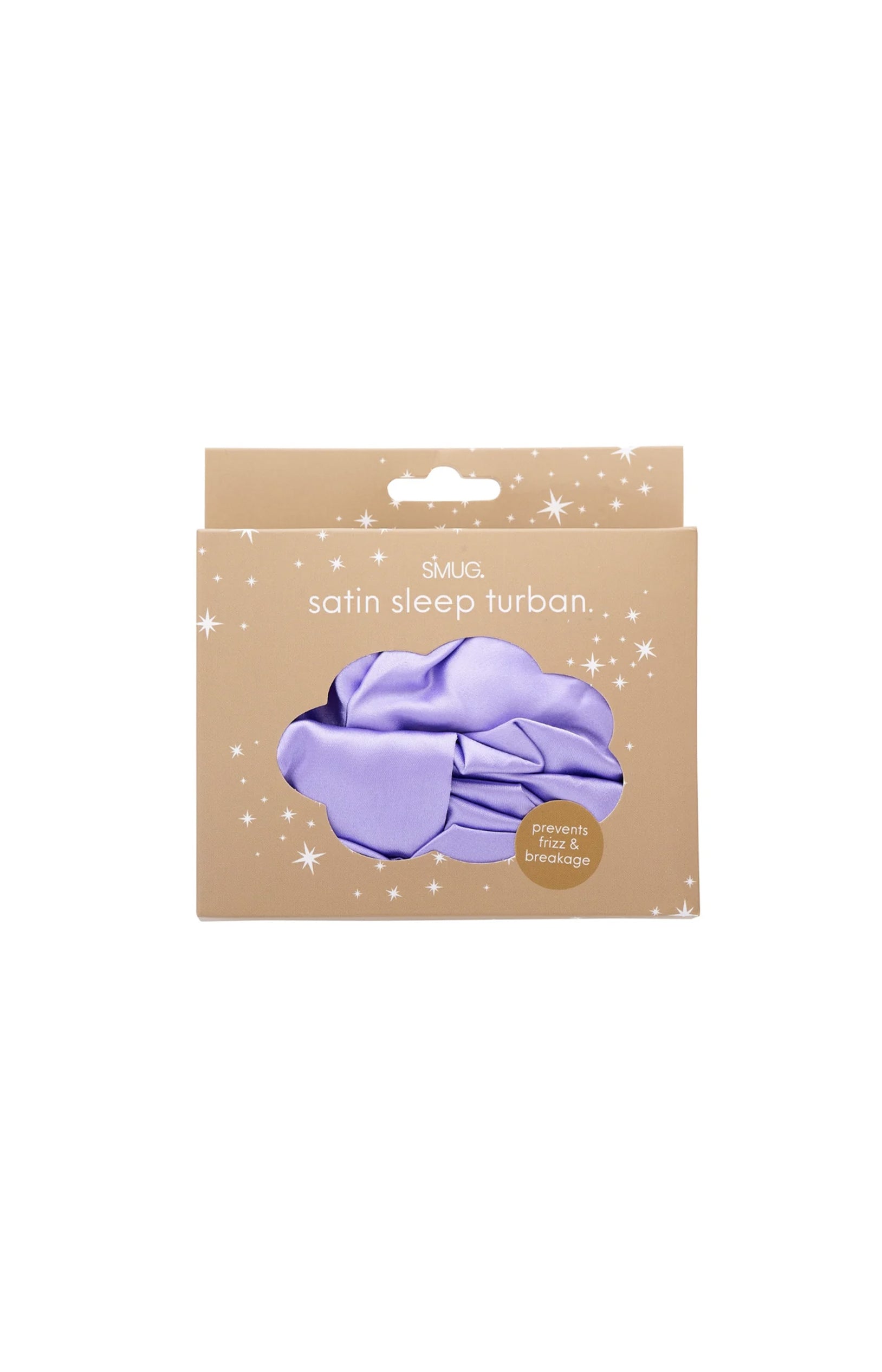 Turban nuit satin - Lilac