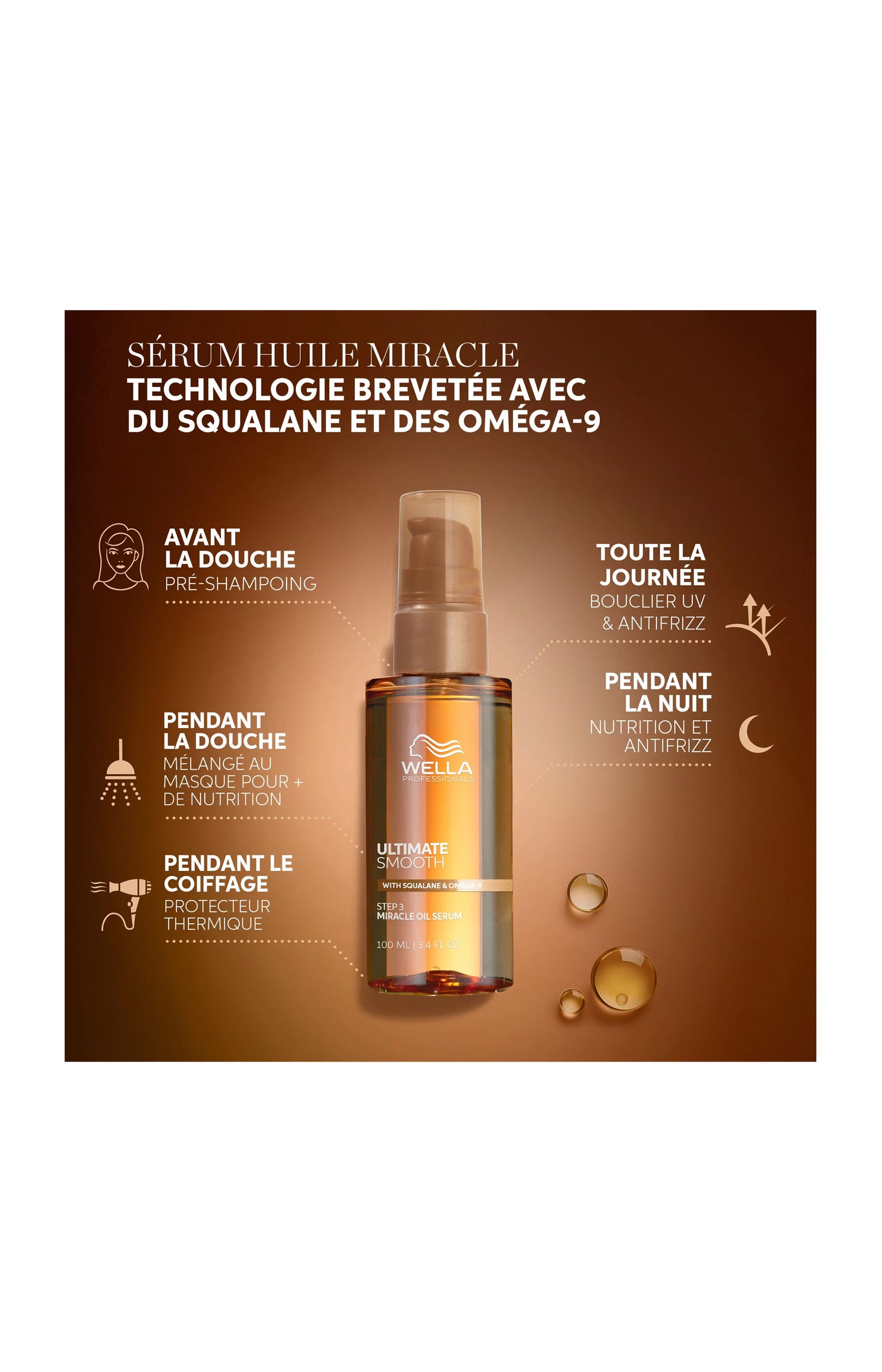 Sérum huile miracle - Ultimate Smooth - 100 ml